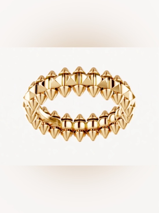 None Jewelry - Gold Spike Stackable Ring - Women Jewelry